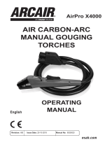 ESAB Air Carbon-Arc Manual Gouging Torches User manual