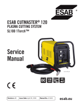 ESAB ESAB CUTMASTER® 120 SL100 1Torch User manual