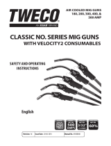 Tweco Classic Serial No. Mig Guns With Velocity2 Consumables User manual