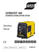 ESAB CUTMASTER A40 User manual