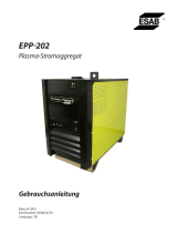 ESAB EPP-202 Plasma Power Source User manual