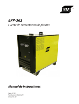 ESAB EPP-362 Plasma Power Source User manual