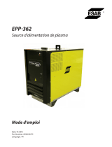 ESAB EPP-362 Plasma Power Source User manual