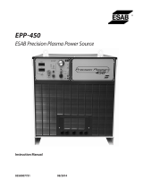 ESAB EPP-450 ESAB Precision Plasma Power Source User manual