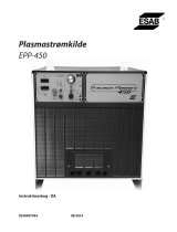 ESAB EPP-450 Plasma Power Source User manual