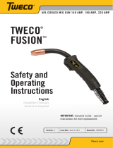 ESAB TWECO® FUSION™ Air-Cooled Mig Gun 140 AMP User manual