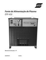 ESAB EPP-450 Plasma Power Source User manual