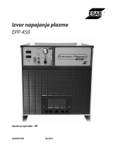 ESAB EPP-450 Plasma Power Source User manual