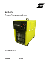 ESAB EPP-201 Plasma Power Source User manual