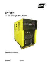 ESAB EPP-360 Plasma Power Source User manual
