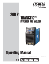 ESAB 200 Pi TRANSTIG® Inverter Arc Welder User manual
