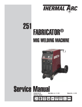 ESAB 251 FABRICATOR® Mig Welding Machine User manual