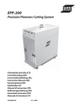 ESAB EPP-200 Precision Plasmarc Cutting System User manual