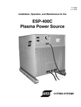 ESAB ESP-400C Plasma Power Source User manual