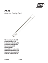 ESAB PT-35 Plasmarc Cutting Torch User manual