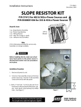 ESAB Slope Resistor Kit Installation guide
