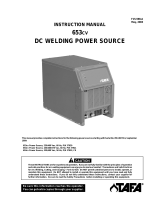 TAFA 653CV DC Welding Power Source User manual