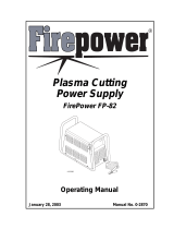 ESAB Plasma Cutting Power Supply User manual