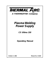 Thermal Arc Plasma Welding Power Supply User manual