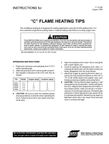 ESAB "C" Flame Heating Tips User manual
