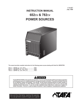 TAFA 652cv & 782cv Power Sources User manual