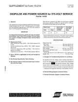 ESAB Digipulse 450i Power Source for 575-Volt Service User manual