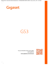 Gigaset GS3 User manual