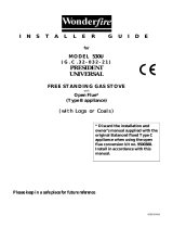 Wonderfire 530U PRESIDENT Installer's Manual