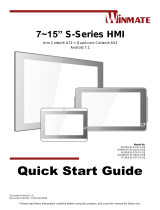 Winmate W10FA3S-PCH2AC-PoE Quick start guide