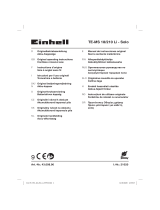 EINHELL TE-MS 18/210 Li-Solo User manual