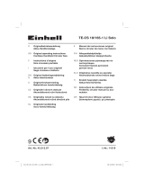EINHELL Expert TE-CS 18/165-1 Li User manual