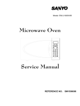 Sanyo EM-Z2100GS - 8 Cubic Foot Microwave User manual