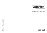 Varytec LED Ball BAT 30 RGBW User manual