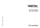 Varytec BAT.PAR 6 RGBUV User manual