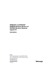 Tektronix WVR5200 Series Instructions Manual