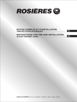 ROSIERES RVE 652 Owner's manual