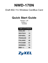 ZyXEL Communications NWD-170N Owner's manual