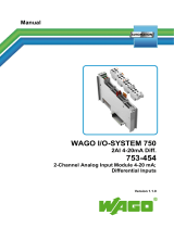 WAGO 2-channel, 4-20mA, diff. User manual