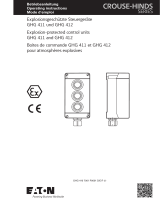 Eaton CROUSE-HINDS GHG 411 Operating Instructions Manual