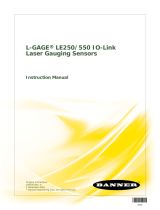 Banner L-GAGE LE250 IO-Link User manual