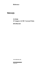 Tektronix TCP202 User manual