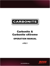 Ross Carbonite eXtreme Operating instructions