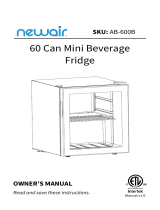 NewAir 60 Can Mini Beverage Fridge AB-600B User guide