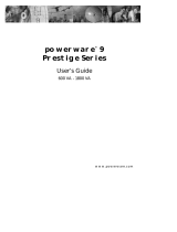 Powerware 9 User manual