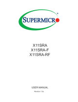 Supermicro X11SRA User manual