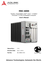 ADLINK Technology MXC-6000 User manual