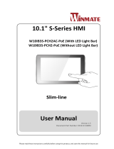 Winmate W10IB3S-PCH2AC-PoE S-Series User manual