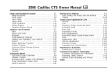 Cadillac CTS 2008 Owner's manual