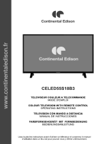 CONTINENTAL EDISON CELED55S18B3 User manual