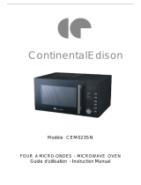 CONTINENTAL EDISON Micro-ondes 23L User manual